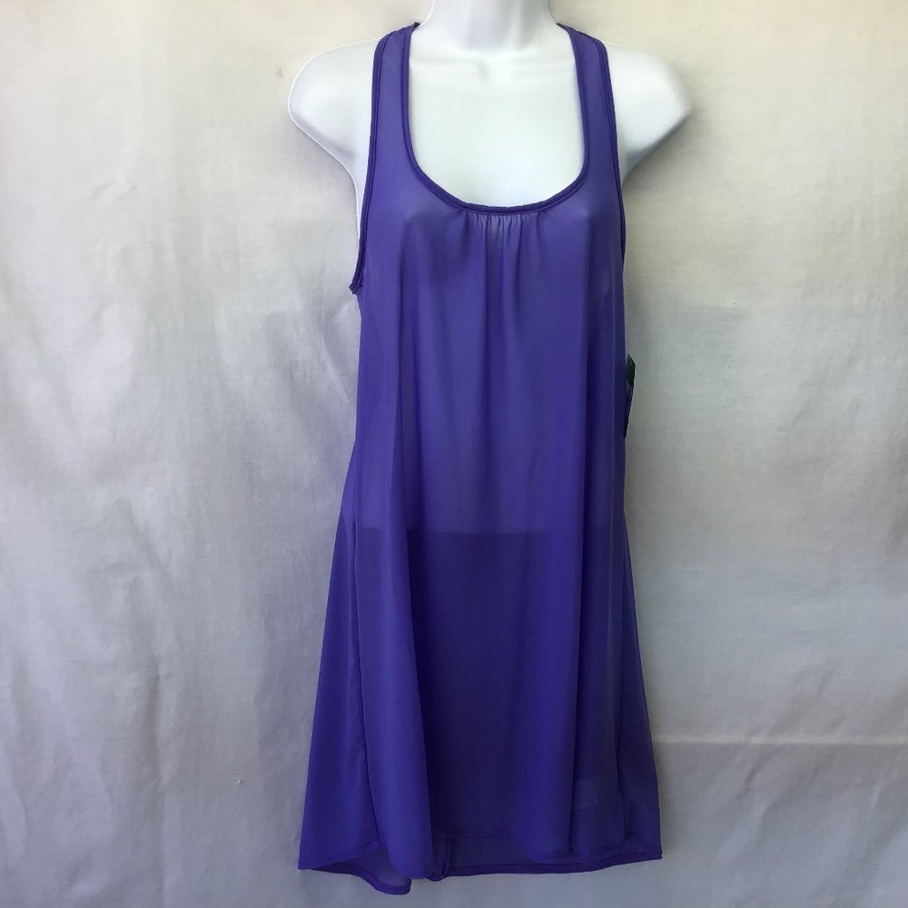 Seekers Australia Purple Mesh Swim Cover Up NWT Lg